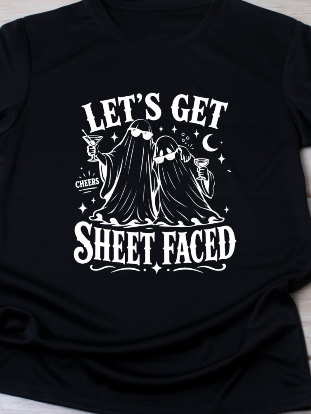 Let’s Get Sheet Faced Handmade Tee